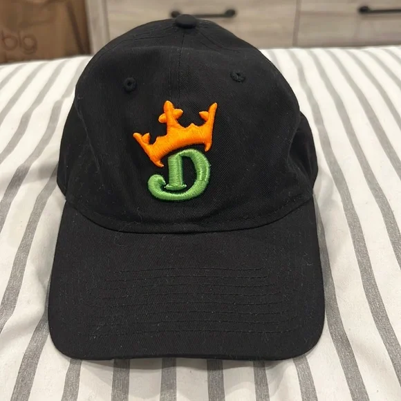 Draft Kings Black Logo Dad\'s Hat Baseball Cap DRAFTKINGS DRAFT KINGS LOGO Champion Adjustable Official DAD  main image 4